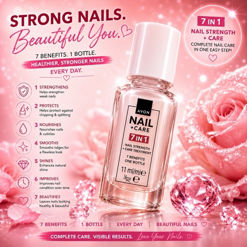 Avon nail care in 1 - +,